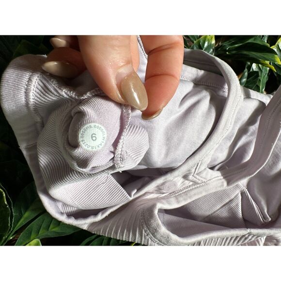 Lululemon Light Pink Ribbed Tank Top Size 6 - Picture 5 of 7